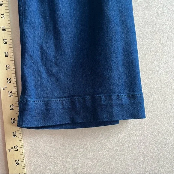 Anthropologie The Colette Denim Cropped Wide-Leg Jeans by Maeve Minimalist in 28 - Picture 14 of 14